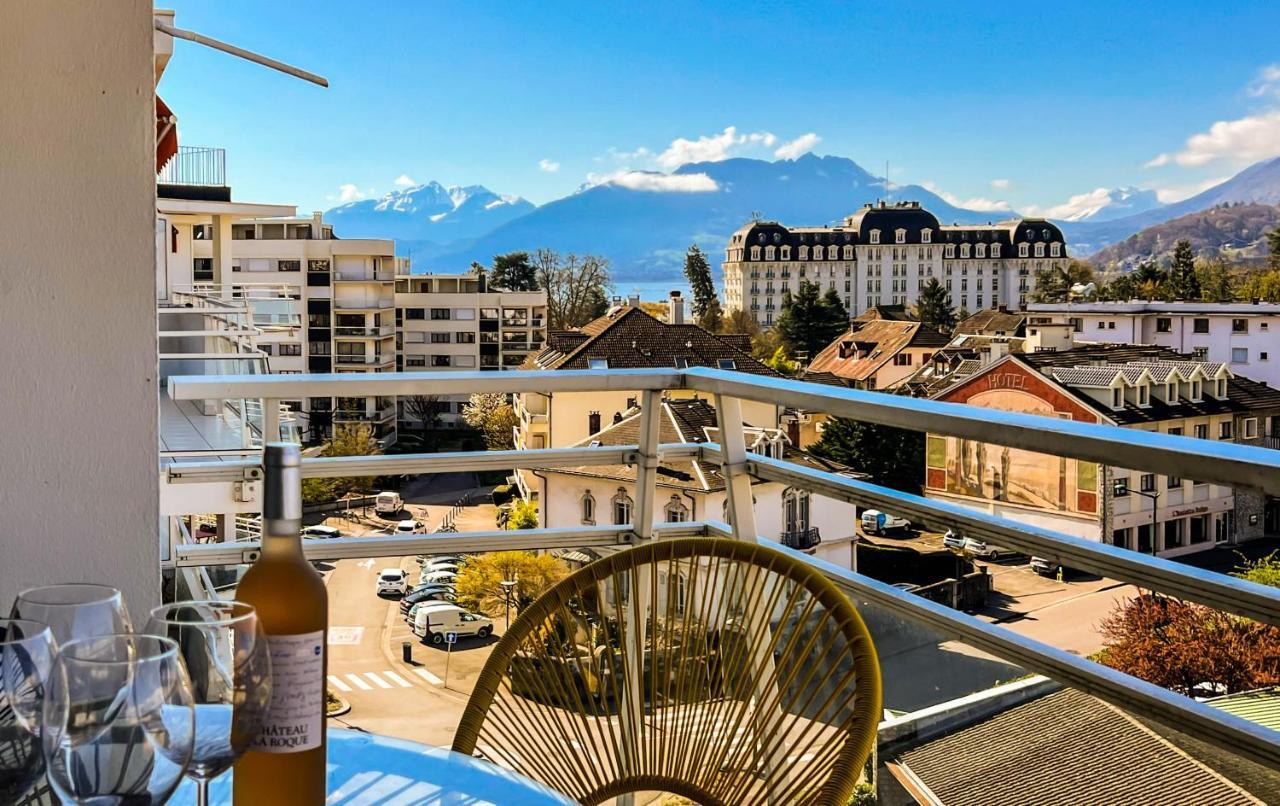 Penthouse Vue Incroyable Lac Et Montagnes Annecy Kültér fotó
